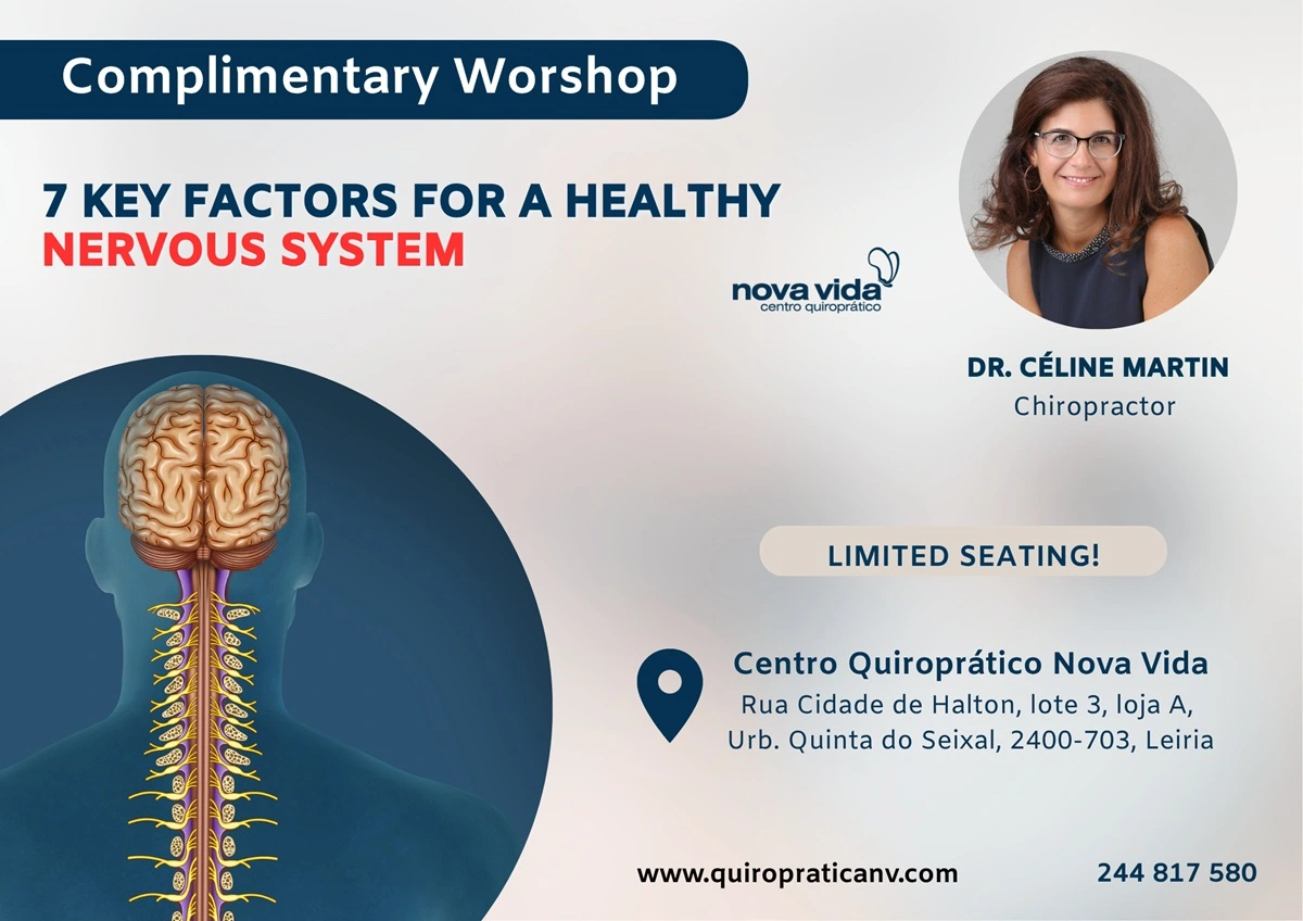 7 Key Factors for a Healthy Nervous System - Physical Health Workshop by Dra Celine Martin 7 Key Factors for a Healthy Nervous System - Physical Health Workshop by Dra Celine Martin