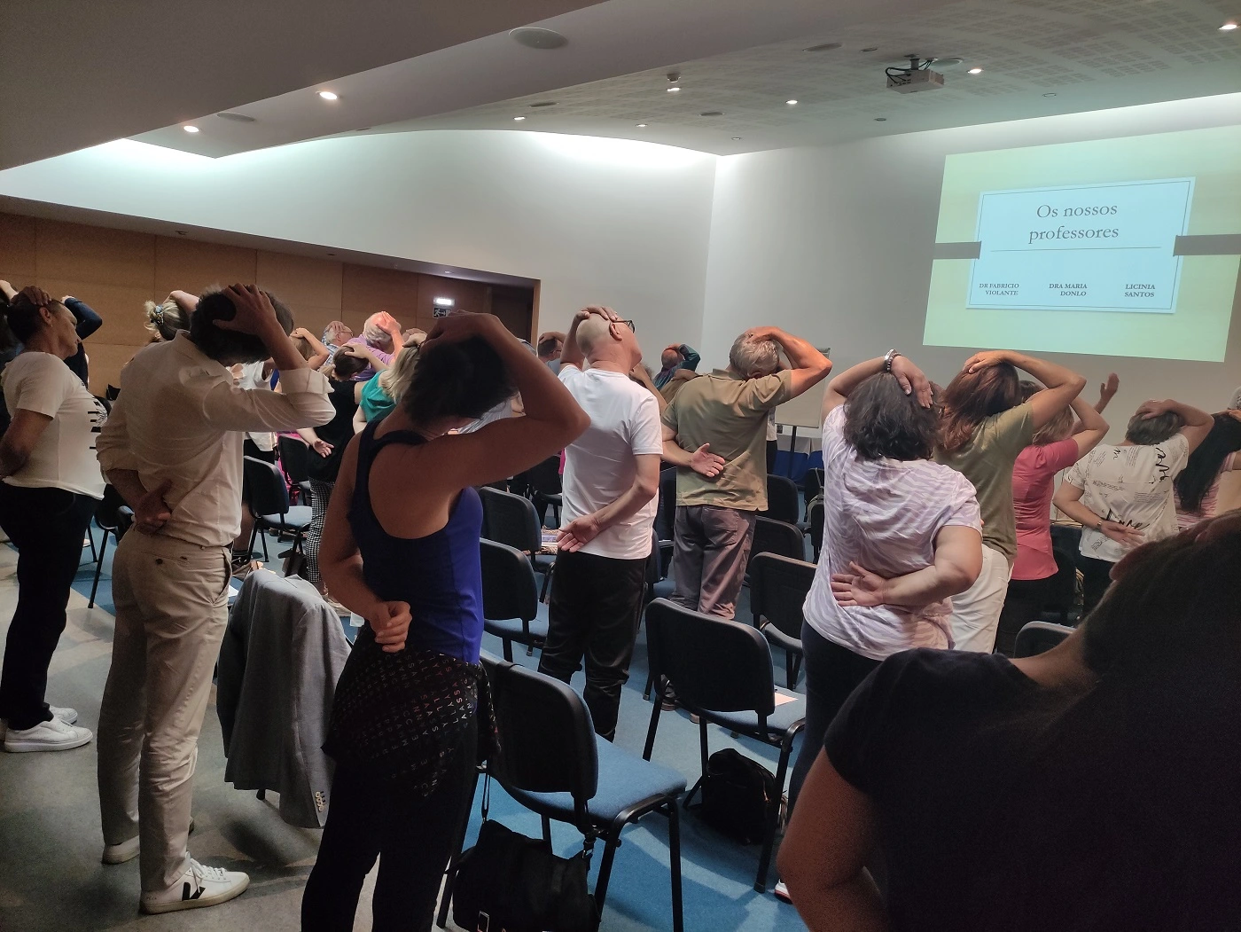 Palestra do Centro Quiroprático Nova Vida