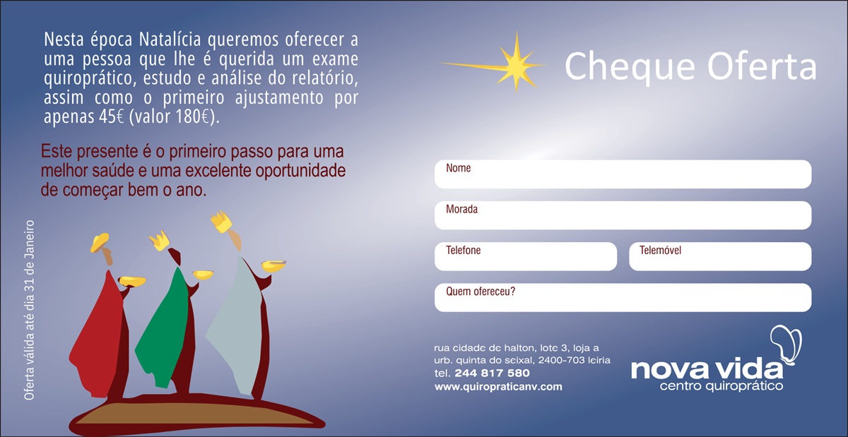 Postal de Natal - Centro Quiroprático Nova Vida Postal de Natal - Centro Quiroprático Nova Vida