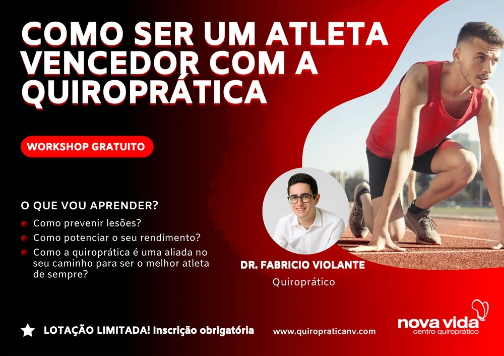 Como ser um atleta vencedor com a quiroprática - Workshop de Dr Fabricio Violante